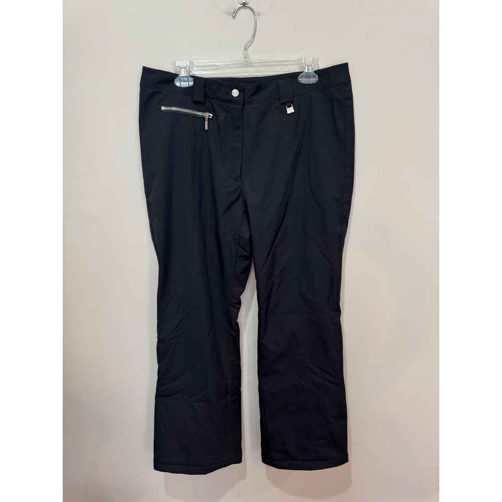 Nils Sportswear Ski Pants Size 12 Womens Melissa‎ Insulated Black Snowboard